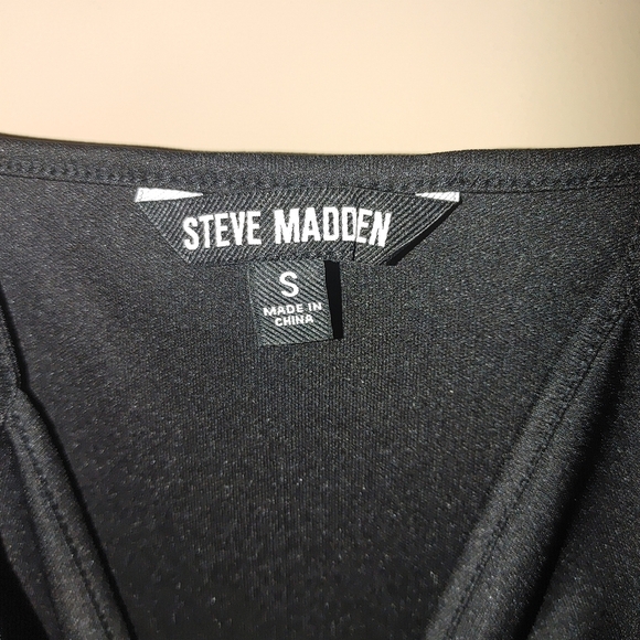 Steve Madden Elegant Black Spaghetti Strap Dress/Slip, Size Small - Picture 3 of 5